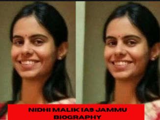 nidhi malik ias jammu biography